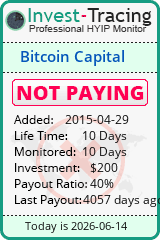 HYIP Monitor-Invest-Tracing.com