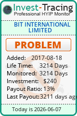 HYIP Monitor-Invest-Tracing.com