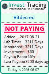 HYIP Monitor-Invest-Tracing.com