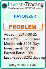 HYIP Monitor-Invest-Tracing.com
