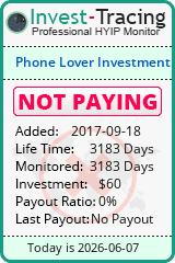 HYIP Monitor-Invest-Tracing.com