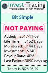 HYIP Monitor-Invest-Tracing.com