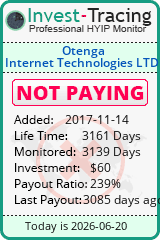 HYIP Monitor-Invest-Tracing.com