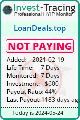 LoanDeals.top details image on Invest Tracing
