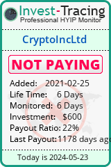 CryptoIncLtd details image on Invest Tracing