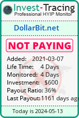 DollarBit.net details image on Invest Tracing