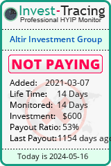 Altir Investment Group details image on Invest Tracing
