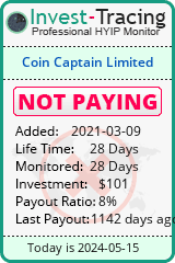 Coin Captain Limited details image on Invest Tracing