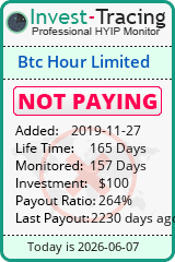 HYIP Monitor-Invest-Tracing.com