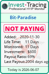 HYIP Monitor-Invest-Tracing.com