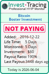 HYIP Monitor-Invest-Tracing.com
