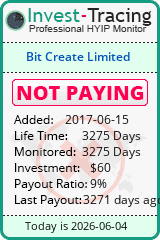 HYIP Monitor-Invest-Tracing.com