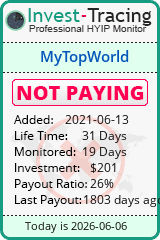 HYIP Monitor-Invest-Tracing.com