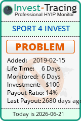 HYIP Monitor-Invest-Tracing.com
