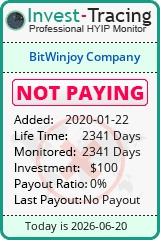 HYIP Monitor-Invest-Tracing.com