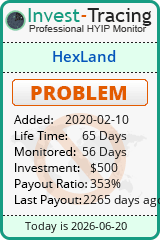 HYIP Monitor-Invest-Tracing.com
