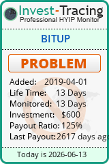 HYIP Monitor-Invest-Tracing.com