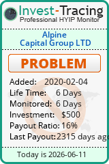 HYIP Monitor-Invest-Tracing.com