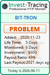HYIP Monitor-Invest-Tracing.com
