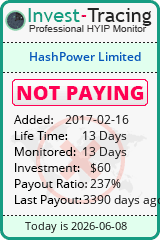 HYIP Monitor-Invest-Tracing.com