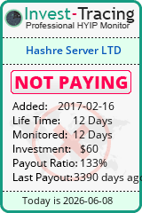 HYIP Monitor-Invest-Tracing.com
